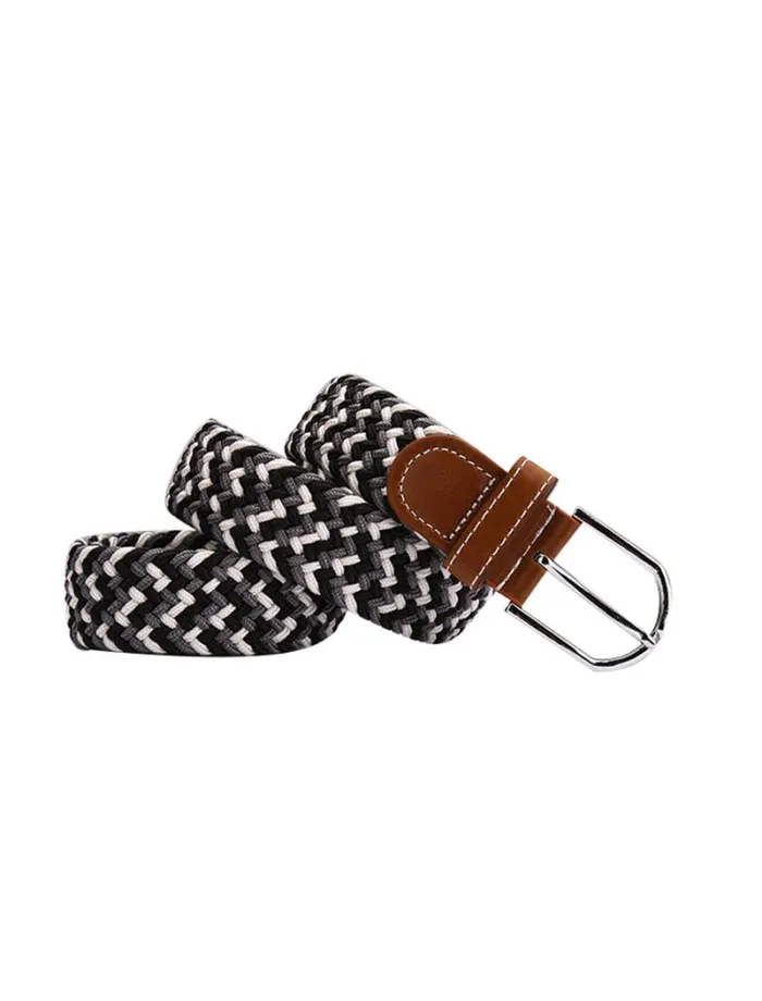 RWandCO Belts and Suspenders Unique Bargains Unisex Canvas Elastic Fabric Woven Stretch Braided Belt Black Gray 8211 Men RWandCO Belts and Suspenders Unique Bargains Unisex Canvas Elastic Fabric Woven Stretch Braided Belt Black Gray 8211 Men