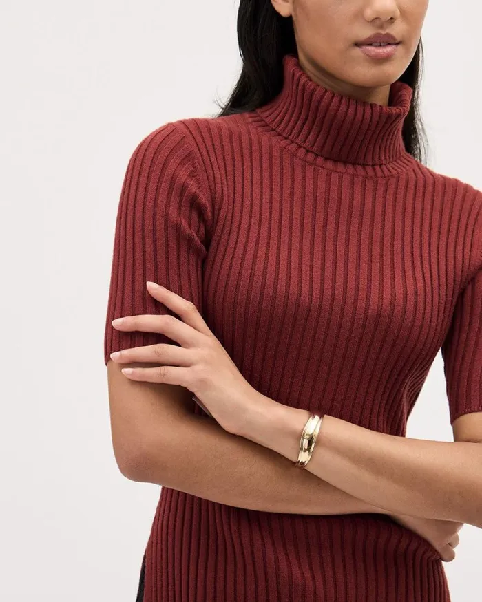 RWandCO Bracelets and Rings Modern Cuff Bracelet Gold 8211 Women
