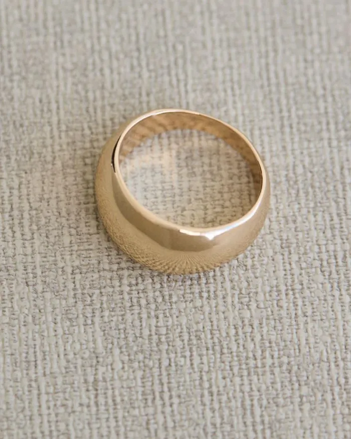 RWandCO Bracelets and Rings Modern Puffy Ring Gold 8211 Women
