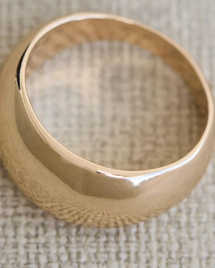 RWandCO Bracelets and Rings Modern Puffy Ring Gold 8211 Women