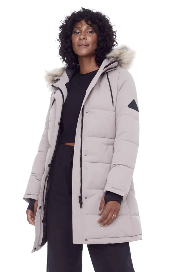 RWandCO Coats and Jackets Alpine North Women039s 8211 AULAVIK Vegan Down Recycled Midlength Hooded Parka Coat Light Brown 8211 Women RWandCO Coats and Jackets Alpine North Women039s 8211 AULAVIK Vegan Down Recycled Midlength Hooded Parka Coat Light Brown 8211 Women