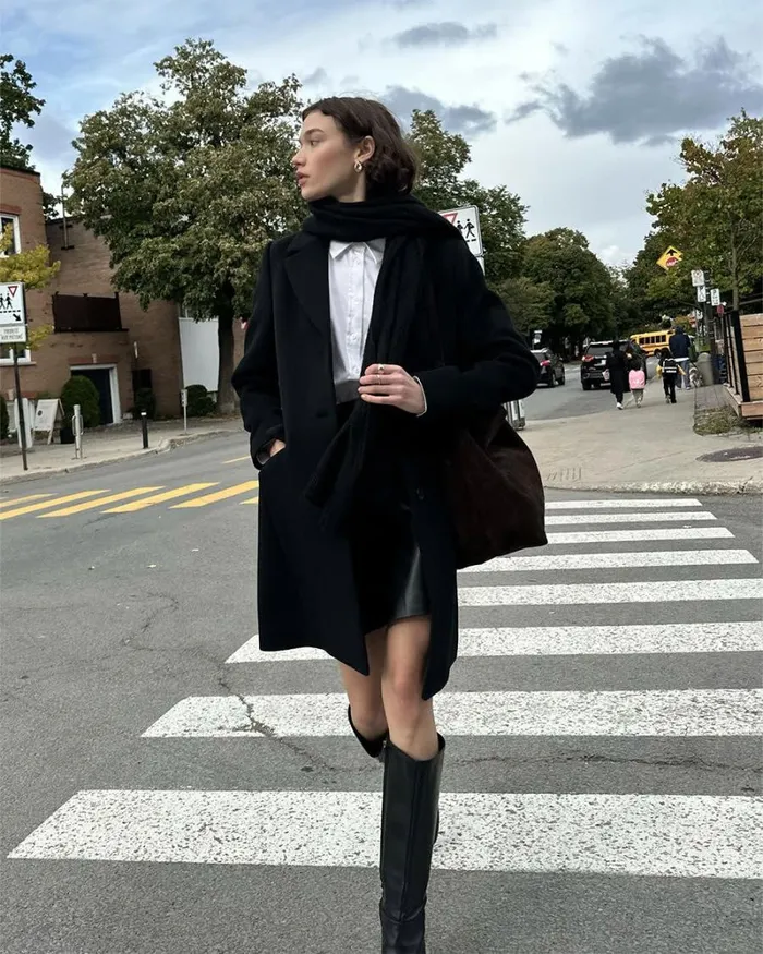 RWandCO Coats and Jackets Classic ThreeButton Closure Wool Coat Black 8211 Women RWandCO Coats and Jackets Classic ThreeButton Closure Wool Coat Black 8211 Women