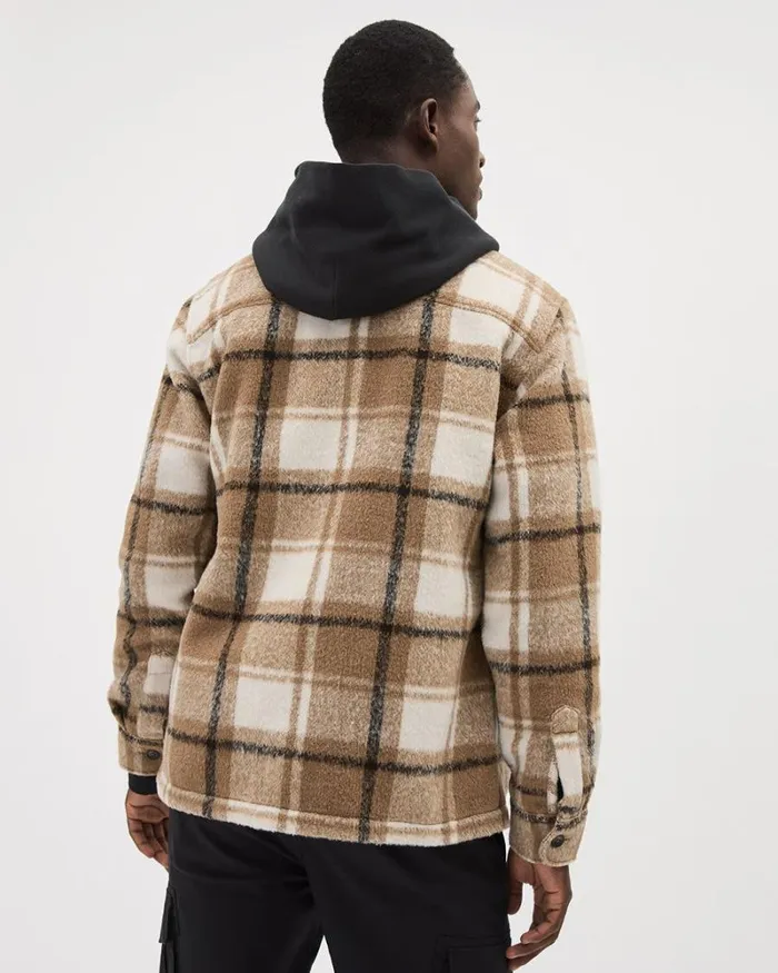RWandCO Coats and Jackets LongSleeve Plaid Overshirt Zaatar 8211 Men RWandCO Coats and Jackets LongSleeve Plaid Overshirt Zaatar 8211 Men