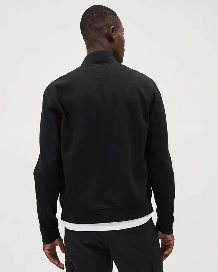 RWandCO Coats and Jackets MixMedia MockNeck Quilted Jacket Black 8211 Men RWandCO Coats and Jackets MixMedia MockNeck Quilted Jacket Black 8211 Men