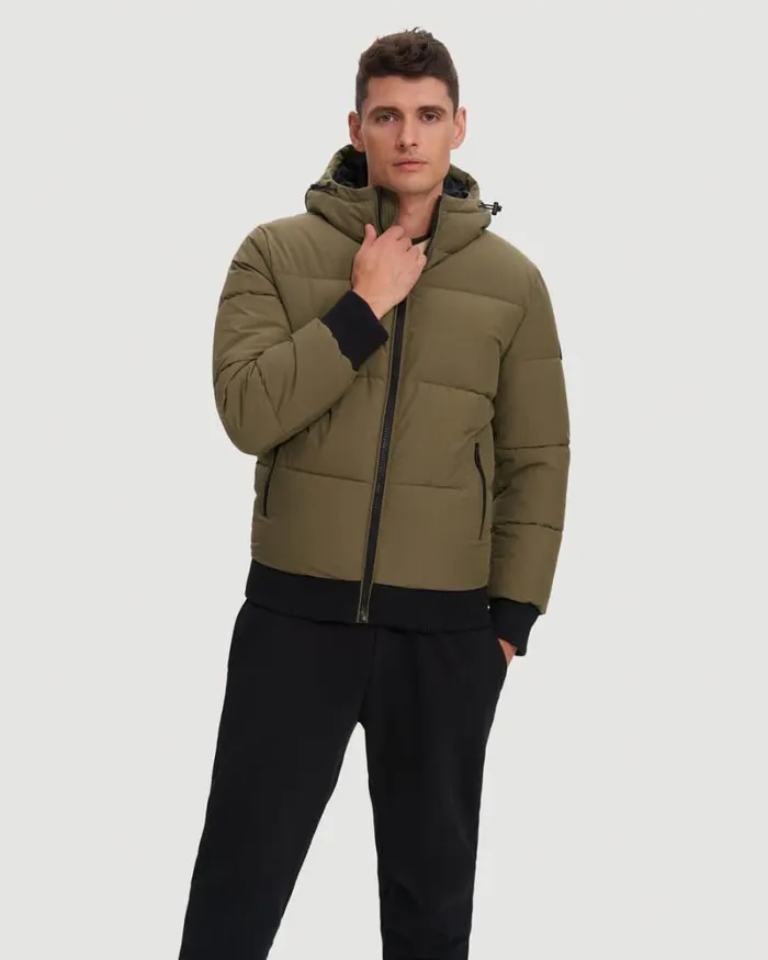 RWandCO Coats and Jackets Noize 8211 Gunnar Short Length Puffer Wasabi 8211 Men RWandCO Coats and Jackets Noize 8211 Gunnar Short Length Puffer Wasabi 8211 Men