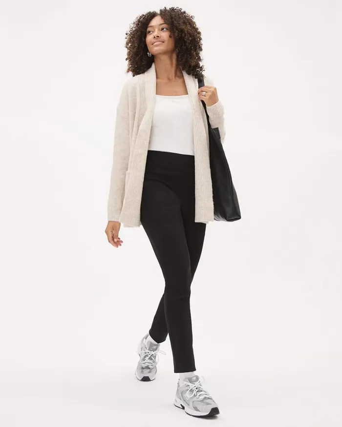 RWandCO HighRise HighRise Long SlimLeg City Legging Pant Black Ottoman 8211 Women RWandCO HighRise HighRise Long SlimLeg City Legging Pant Black Ottoman 8211 Women