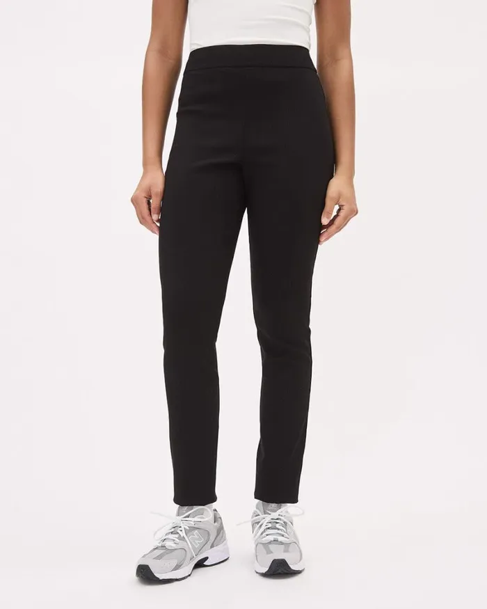 RWandCO HighRise HighRise Long SlimLeg City Legging Pant Black Ottoman 8211 Women RWandCO HighRise HighRise Long SlimLeg City Legging Pant Black Ottoman 8211 Women