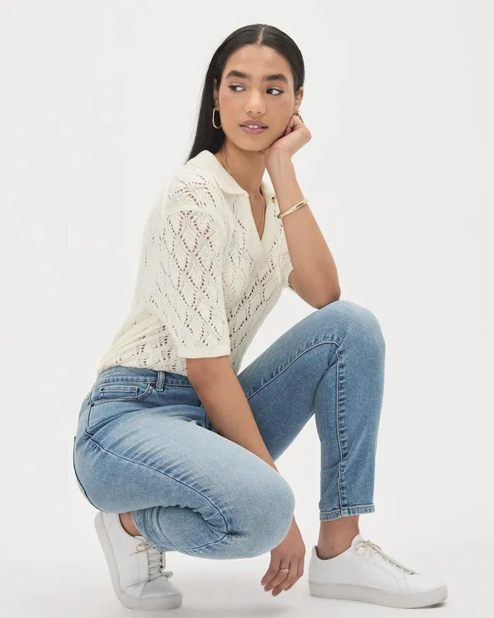 RWandCO Jeans HighRise Natalie Jegging Light Wash 8211 Women