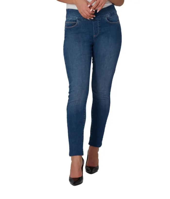 RWandCO Jeans Lola Jeans ANNARCB High Rise Skinny PullOn Jeans Medium Blue 8211 Women RWandCO Jeans Lola Jeans ANNARCB High Rise Skinny PullOn Jeans Medium Blue 8211 Women