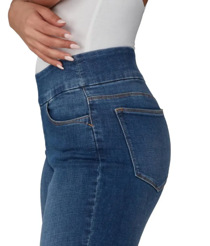 RWandCO Jeans Lola Jeans ANNARCB High Rise Skinny PullOn Jeans Medium Blue 8211 Women