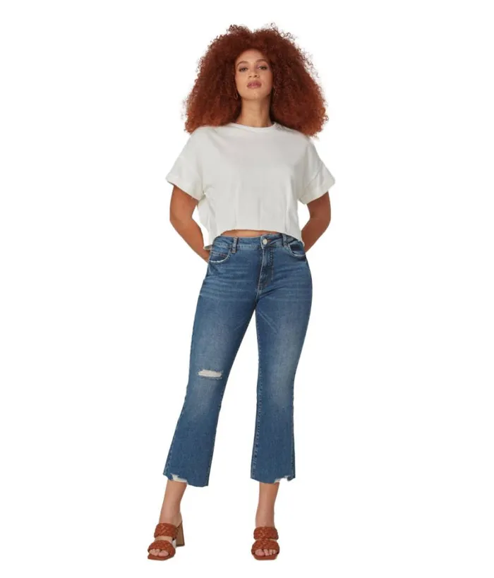 RWandCO Jeans Lola Jeans BILLIEDIS High Rise Bootcut Jeans Medium Blue 8211 Women