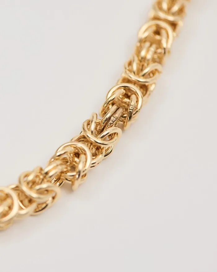 RWandCO Jewelry Short Chunky Necklace Gold 8211 Women