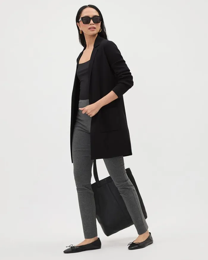 RWandCO Leggings AnkleLength Twill City Legging Pant Charcoal Mini Pattern 8211 Women RWandCO Leggings AnkleLength Twill City Legging Pant Charcoal Mini Pattern 8211 Women