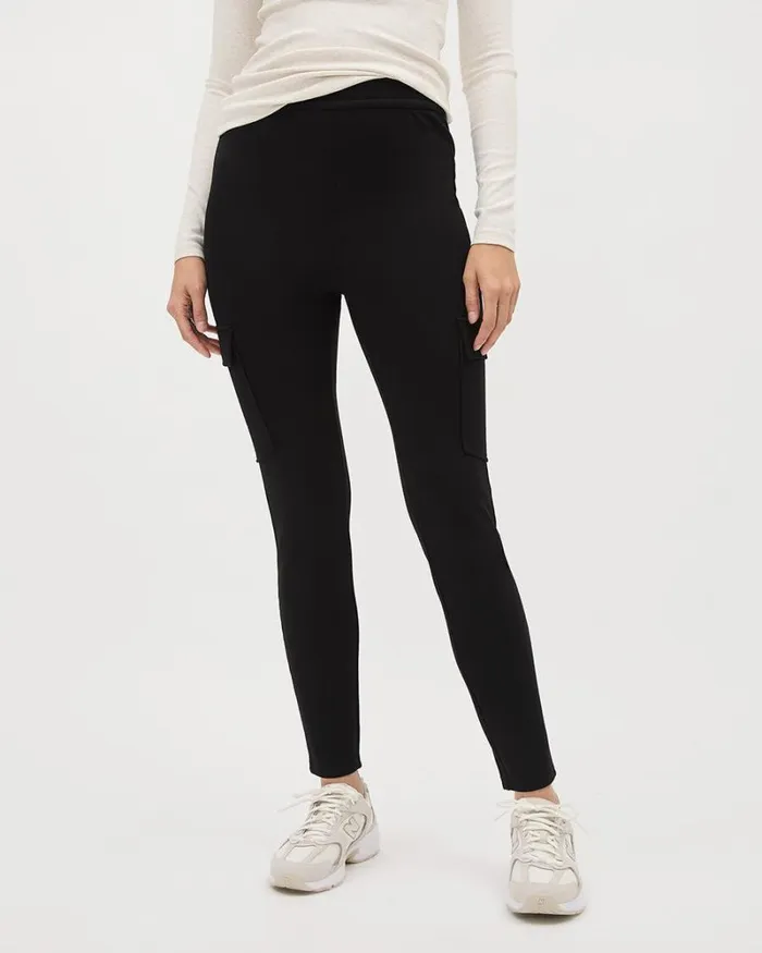 RWandCO Leggings Black Legging Pant With Cargo Pockets Black 8211 Women RWandCO Leggings Black Legging Pant With Cargo Pockets Black 8211 Women