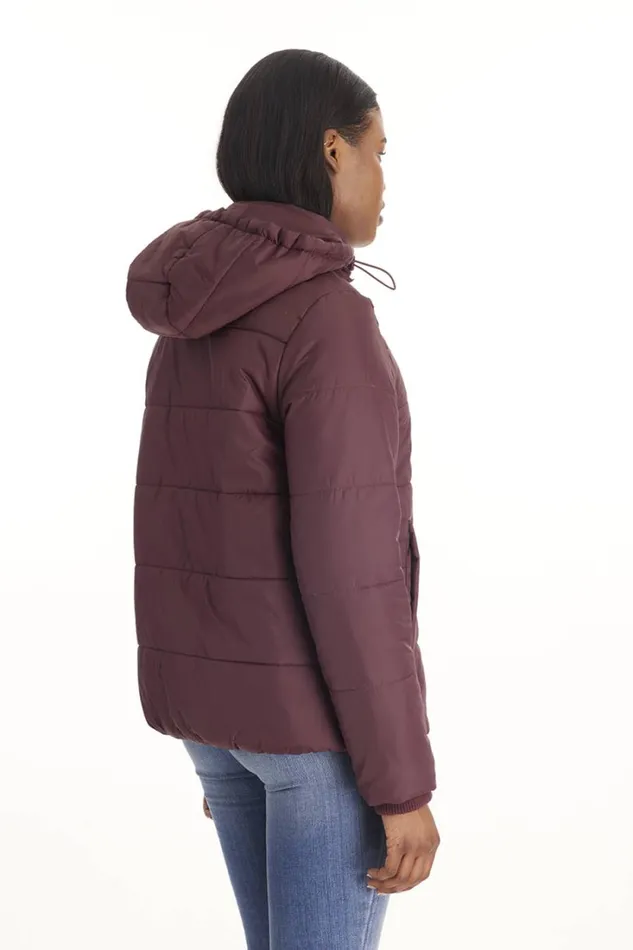 RWandCO Outerwear Leia 8211 3in1 Bomber Maternity Puffer Jacket Quilted Hybrid 8211 Modern Eternity Maternity Dark Red 8211 Women RWandCO Outerwear Leia 8211 3in1 Bomber Maternity Puffer Jacket Quilted Hybrid 8211 Modern Eternity Maternity Dark Red 8211 Women