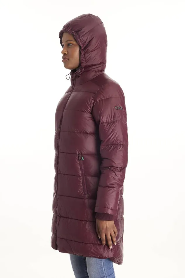 RWandCO Outerwear Naomi 8211 Down Filled 3 In 1 Maternity Parka 8211 Modern Eternity Maternity Dark Red 8211 Women RWandCO Outerwear Naomi 8211 Down Filled 3 In 1 Maternity Parka 8211 Modern Eternity Maternity Dark Red 8211 Women