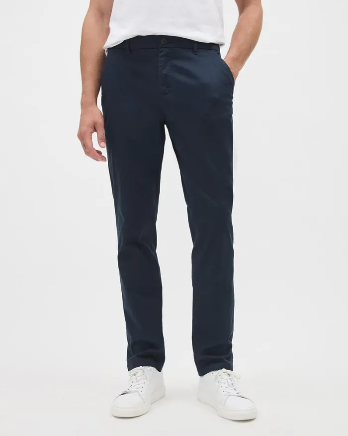 RWandCO Pants Slim Chino Pants Total Eclipse 8211 Men RWandCO Pants Slim Chino Pants Total Eclipse 8211 Men