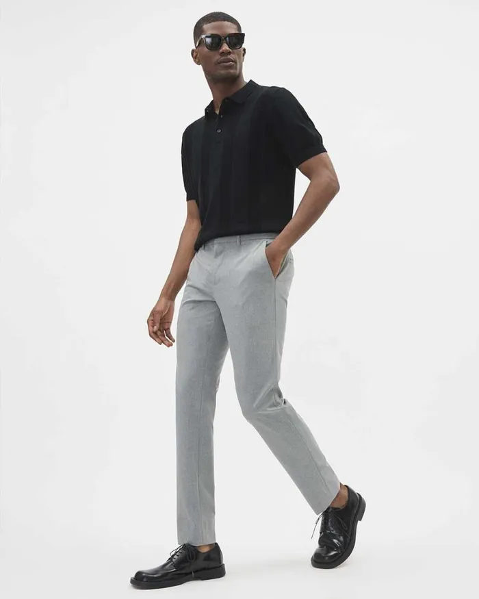 RWandCO Pants Solid SlimFit City Pant Medium Grey8211 8211 Men