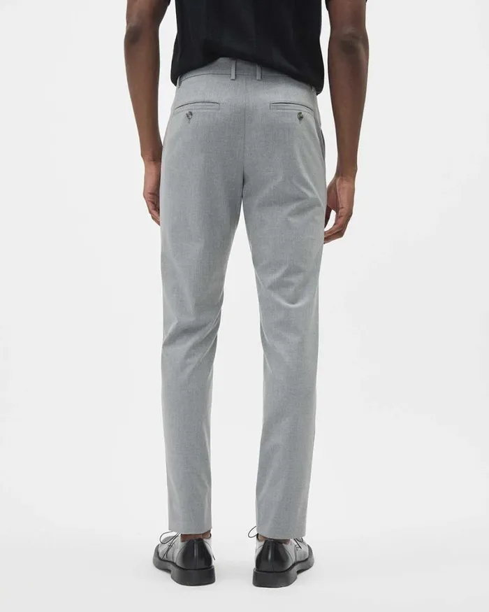 RWandCO Pants Solid SlimFit City Pant Medium Grey8211 8211 Men RWandCO Pants Solid SlimFit City Pant Medium Grey8211 8211 Men