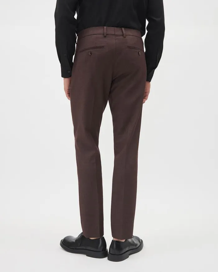 RWandCO Suit Pants SlimFit KnitLike Suit Pant Dark Sumac 8211 Men