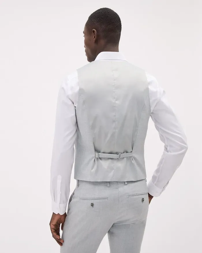RWandCO Suits Essential Light Grey Suit Vest Flint Grey 8211 Men RWandCO Suits Essential Light Grey Suit Vest Flint Grey 8211 Men