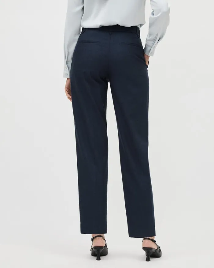 RWandCO Tapered Leg Indigo TaperedLeg MidRise Flannel Pant Dark Blue Grey 8211 Women RWandCO Tapered Leg Indigo TaperedLeg MidRise Flannel Pant Dark Blue Grey 8211 Women
