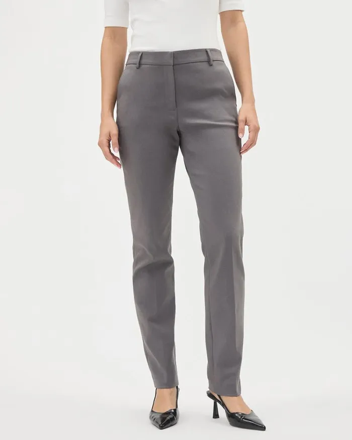 RWandCO The Limitless Suit Limitless MidRise Long SlimLeg Signature Pant Thunderstorm 8211 Women