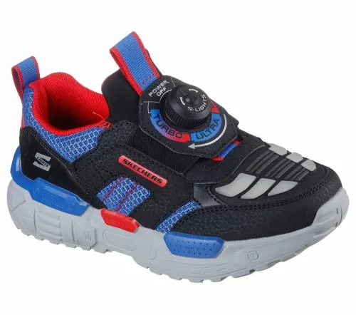 SLights TurboFuse 8211 Selectrons Black Red Blue Kids SKECHERS Kids UK Sizes 9525