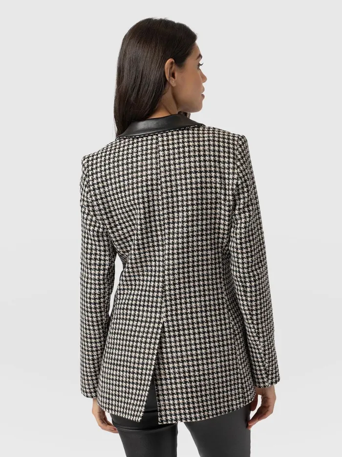 Saint And Sofia Blazers Women Cambridge Blazer 8211 Houndstooth Houndstooth