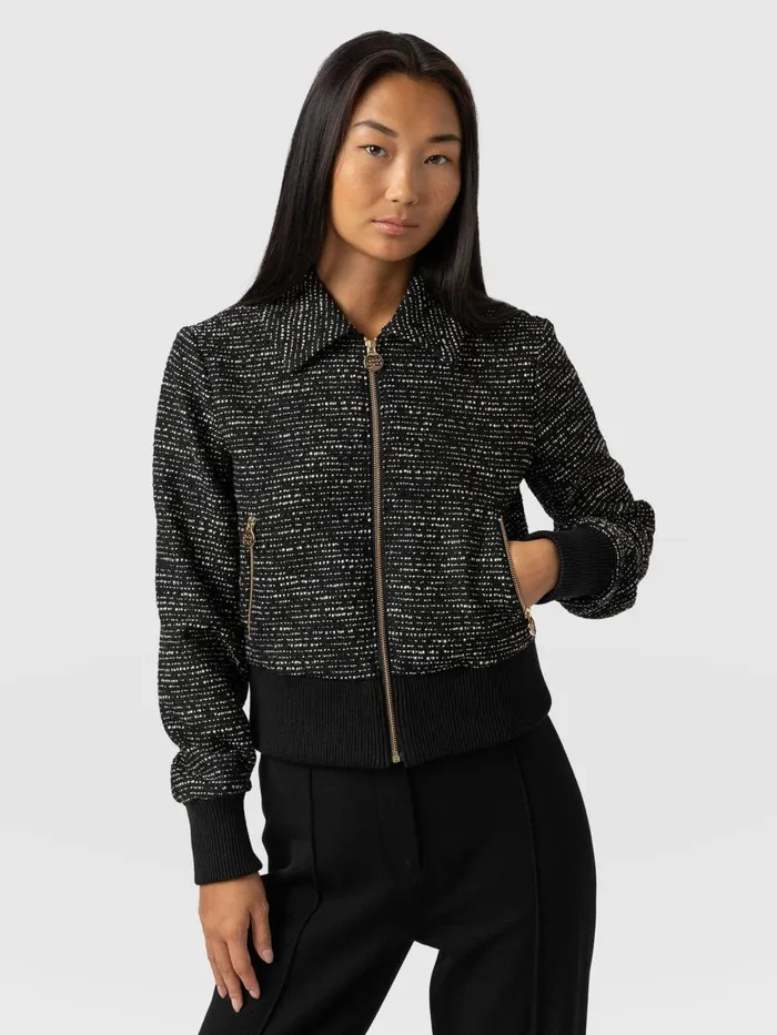 Saint And Sofia Blazers Women Melrose Jacket 8211 Black Black