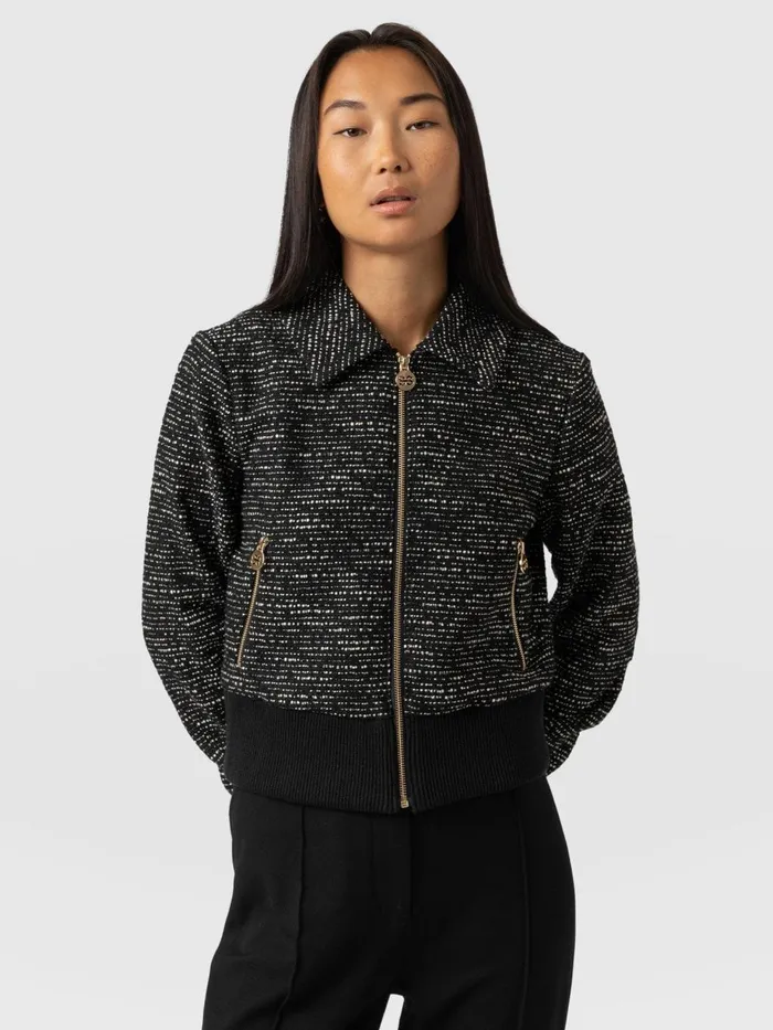 Saint And Sofia Blazers Women Melrose Jacket 8211 Black Black