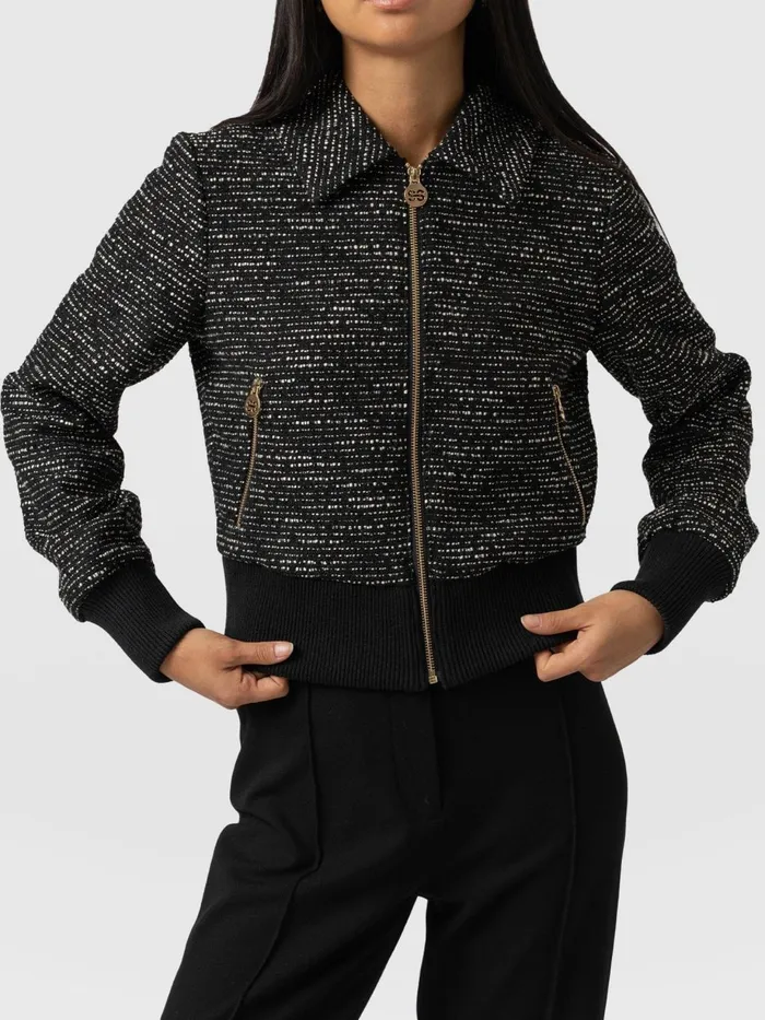 Saint And Sofia Blazers Women Melrose Jacket 8211 Black Black