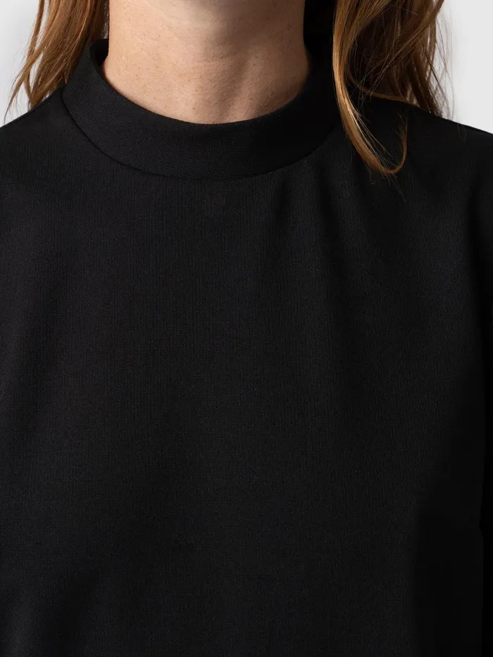Saint And Sofia Blouses and Shirts Women Lace Penny Puff Long Sleeve Top 8211 Black Black
