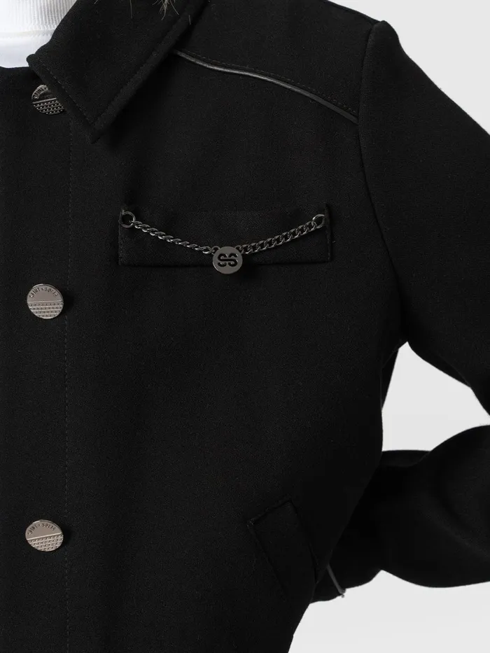 Saint And Sofia Coats and Jackets Women Petra Jacket 8211 Black Black