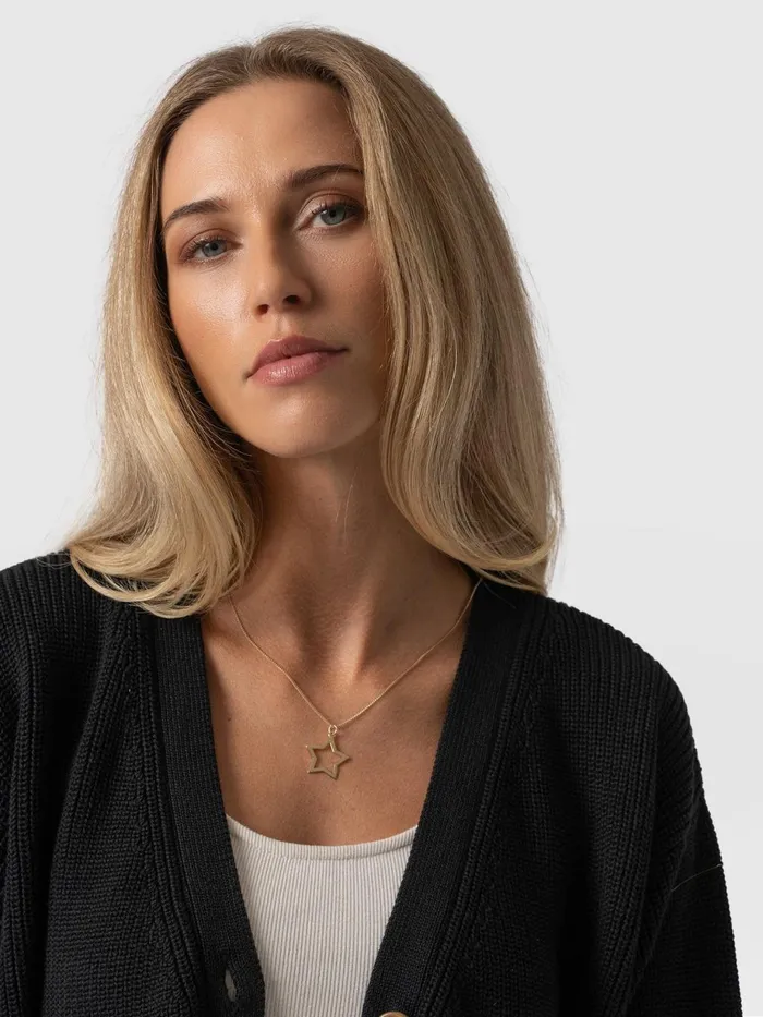 Saint And Sofia Knitwear Women Soho Crop Cardigan 8211 Black Black