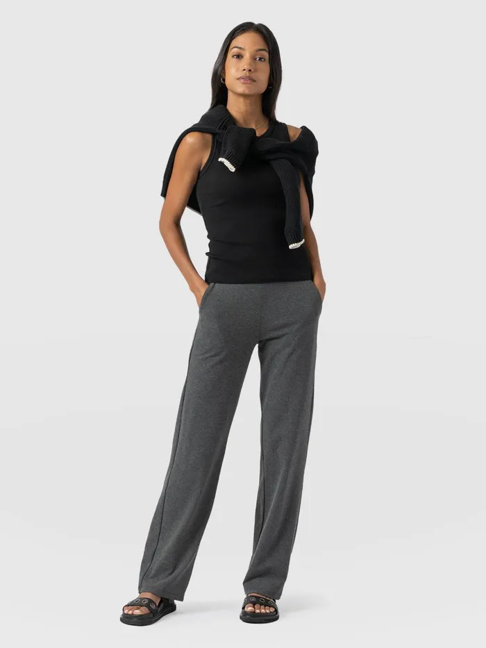 Saint And Sofia Pants Women Apartment Pant 8211 Charcoal Charcoal