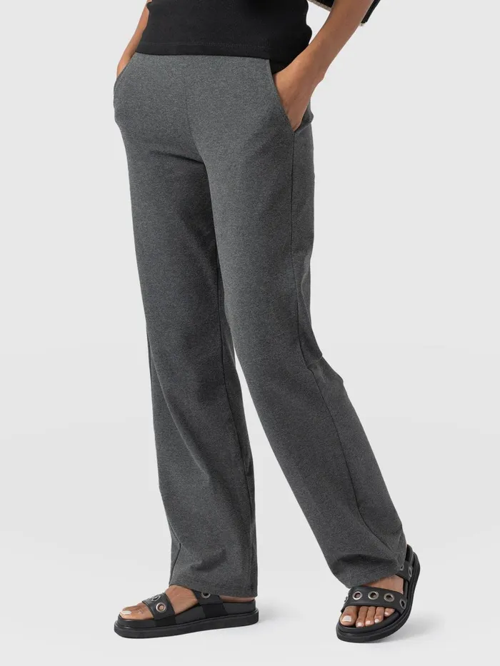Saint And Sofia Pants Women Apartment Pant 8211 Charcoal Charcoal