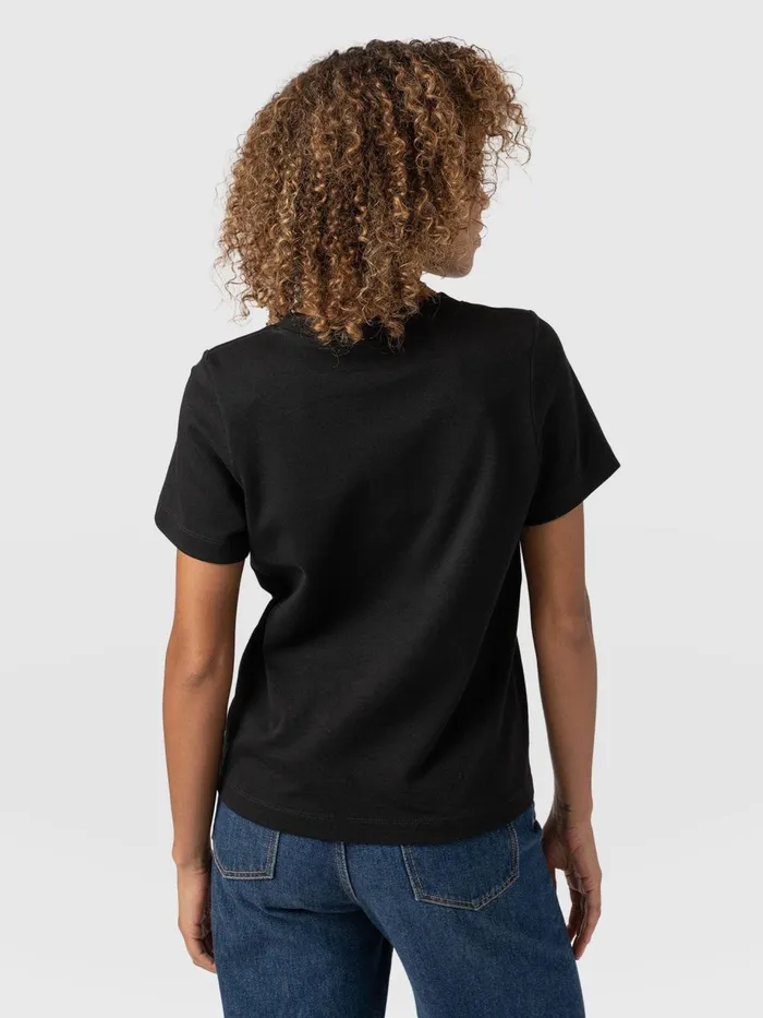 Saint And Sofia TShirts and Tanks Women Chelsea Crew Neck Tee 8211 Black Black