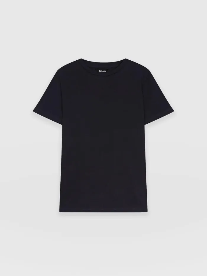 Saint And Sofia TShirts and Tanks Women Easy Cotton Tee 8211 Navy Navy