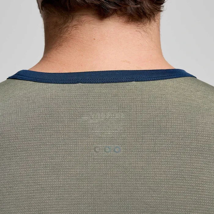 Saucony Stopwatch Graphic Short Sleeve Bough Heather Graphic Men Tops Saucony Stopwatch Graphic Short Sleeve Bough Heather Graphic Men Tops