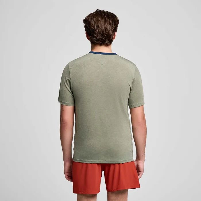 Saucony Stopwatch Graphic Short Sleeve Bough Heather Graphic Men Tops Saucony Stopwatch Graphic Short Sleeve Bough Heather Graphic Men Tops