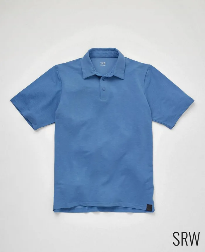 Savile Row Company Blue Short Sleeve Active Polo Shirt Mid Blue Men Polo Shirts Savile Row Company Blue Short Sleeve Active Polo Shirt Mid Blue Men Polo Shirts