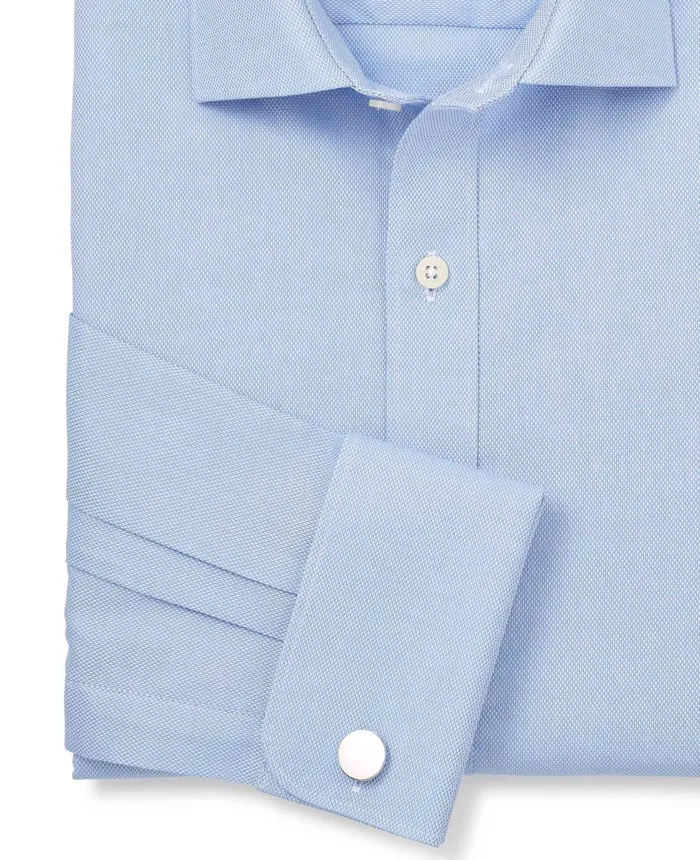 Savile Row Company Blue Textured Cotton Slim Fit Formal Shirt 8211 Double Cuff Blue Men Formal Shirts Savile Row Company Blue Textured Cotton Slim Fit Formal Shirt 8211 Double Cuff Blue Men Formal Shirts