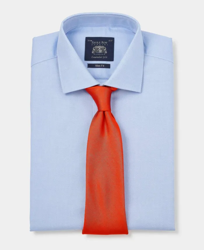 Savile Row Company Blue Textured Cotton Slim Fit Formal Shirt 8211 Double Cuff Blue Men Formal Shirts Savile Row Company Blue Textured Cotton Slim Fit Formal Shirt 8211 Double Cuff Blue Men Formal Shirts