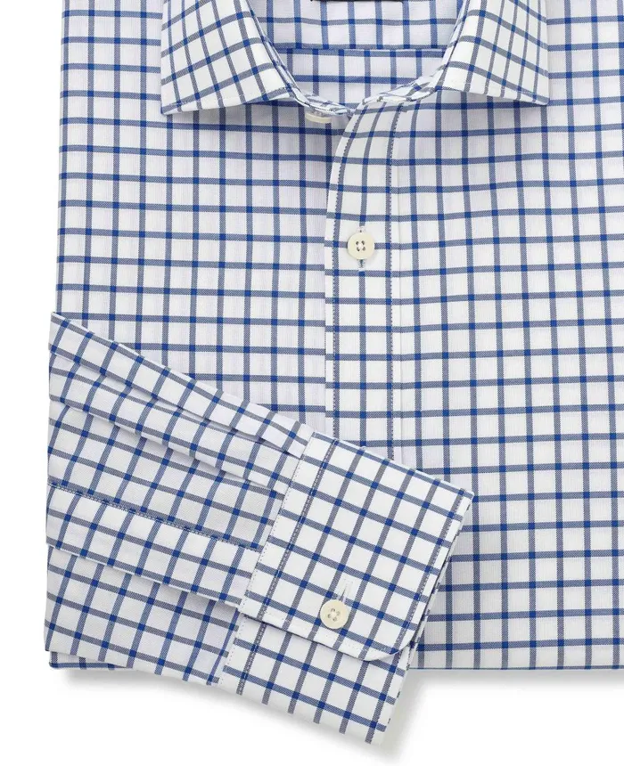 Savile Row Company Blue Window Check Slim Fit Shirt 8211 Single Cuff Blue Check Men Formal Shirts Savile Row Company Blue Window Check Slim Fit Shirt 8211 Single Cuff Blue Check Men Formal Shirts