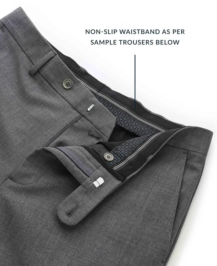 Savile Row Company Denim Navy Wool Blend Tailored Suit Men Tailored Suits