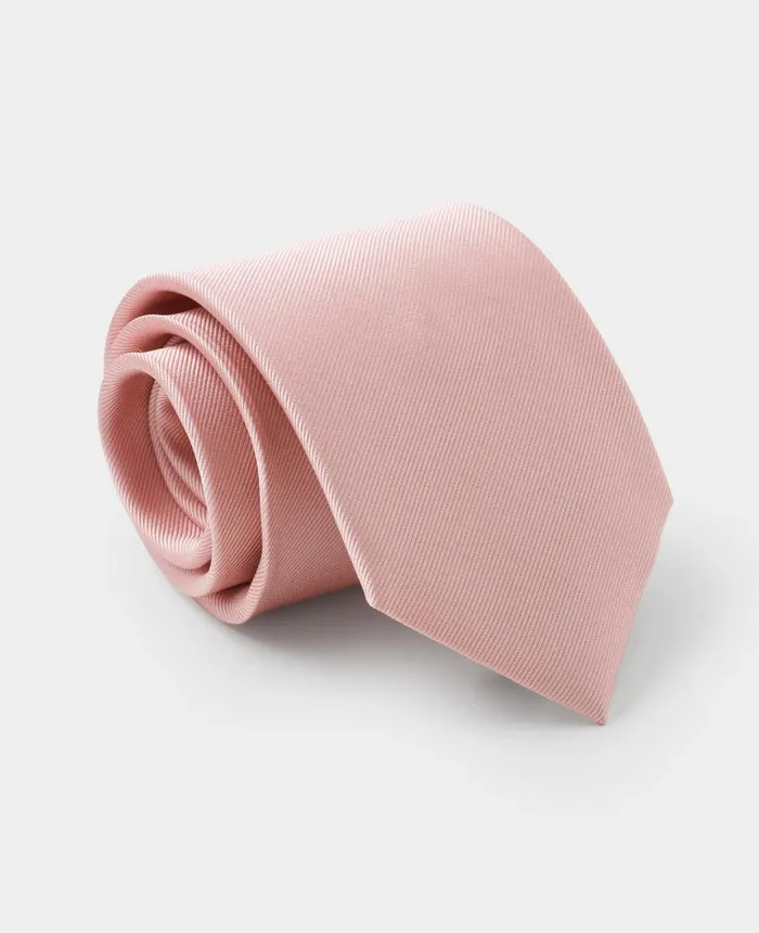 Savile Row Company Dusty Pink Fine Twill Silk Tie Dusty Pink Men Silk Ties