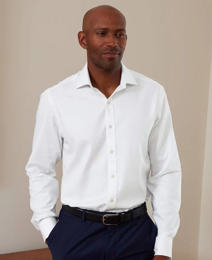 Savile Row Company Natural White Cotton Herringbone Slim Fit Formal Shirt 8211 Double Cuff Natural White Men Formal Shirts Savile Row Company Natural White Cotton Herringbone Slim Fit Formal Shirt 8211 Double Cuff Natural White Men Formal Shirts