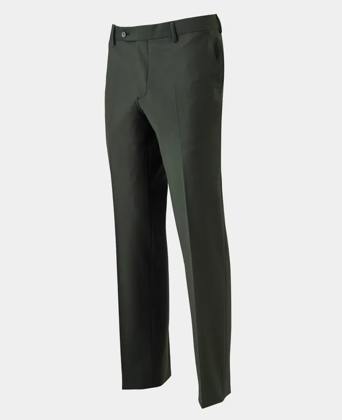 Savile Row Company Olive Green WoolBlend Suit Men Tailored Suits