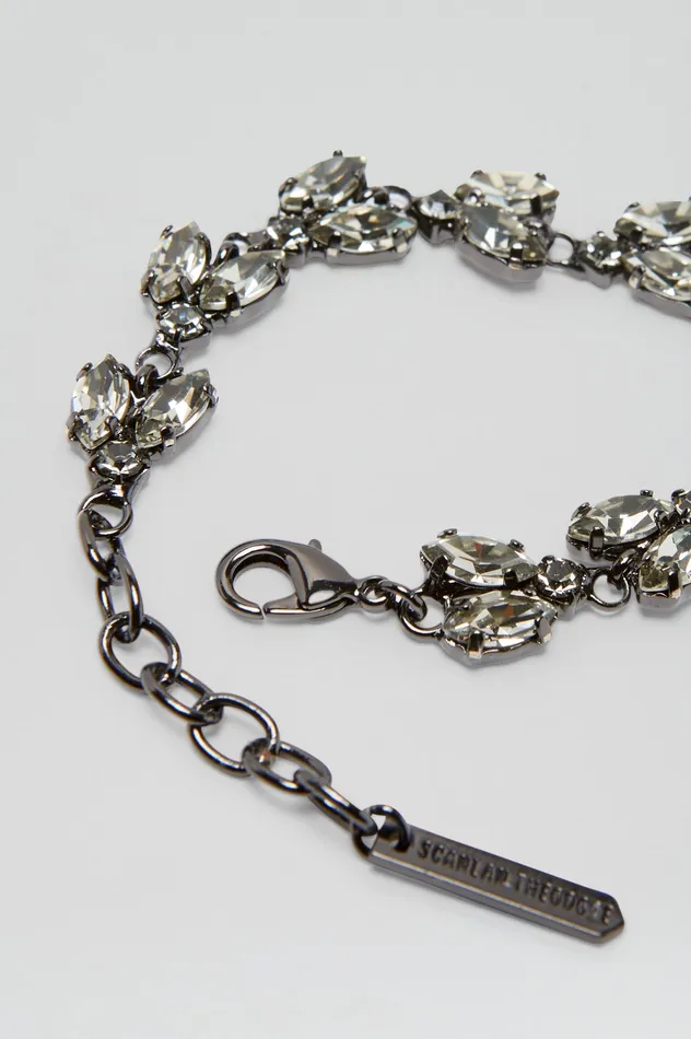 Scanlan Theodore CRYSTAL LEAF BRACELET BLACKDIAMOND Women Jewelry Scanlan Theodore CRYSTAL LEAF BRACELET BLACKDIAMOND Women Jewelry